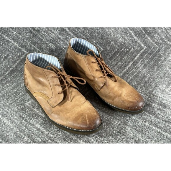 Sperry Men’s Top-Sider 5” Chukka Boots Brown Leather Cotton Lined 11.5M main image 3